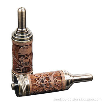 Smokjoy wholesale dual coil wood atomizer n fire vaporizer pen